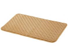 AmazonBasics Tapis de bain en mousse Ã mÃ©moire de forme et texture striÃ©e, Camel, 50 x 80 cm