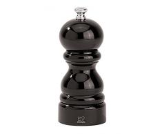 Peugeot Moulin à Sel Paris Bois Laqué Noir 5,5 x 5,5 x 12 cm