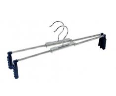 Wenko 10101211100 Spiral 32 Cintre Extensible ReVÃªtement Plastique Lot de 2 PiÃ¨ces