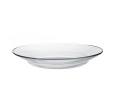 Duralex - Assiette creuse 23cm Lys Transparent - Lot de 6