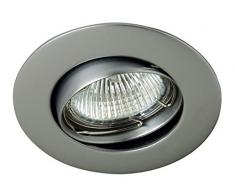 CristalRecord Zamak Spot encastré au plafond gris