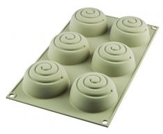 Silikomart 26.211.13.0065 Moule Mini Girotondo, Plastique, Gris