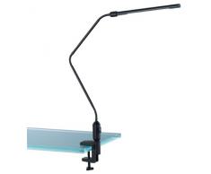 TRIO, Lampe à fixer, Vario incl. 1 x LED,SMD,3,6 Watt,3000K,200 Lm. Corps: metal, Noir L:3,5cm, H:64,5cm, P:50,0cm IP20,Interrupteur