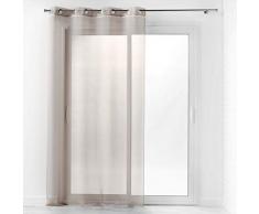 douceur dintÃ©rieur Panneau A Oeillets, Lin, 140 x 240 CM