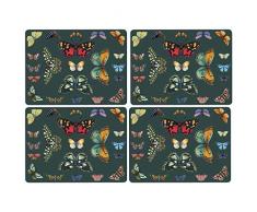 Pimpernel Lot de 4 Grands Sets de Table Multicolore 40,1 x 29,8 cm