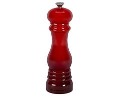 Le Creuset Moulin Ã Poivre, Corps Ultra RÃ©sistant ABS, 6,2 x 6,2 x 20,8 cm, MÃ©canisme en CÃ©ramique, Cerise
