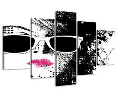 Visario Images Sur Toile 160 Cm Nr 5518 Vogue Pop Art Pret A Accrocher, Marque Original