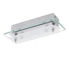 Eglo 93885 Plafonnier, MÃ©tal, Integriert, Transparent