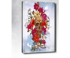 Bonamaison Peinture sur toile, multicolore, 40 x 60 cm - Conçu et fabriqué en Turquie