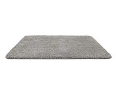 WENKO 23093100 Tapis de bain Mélange, Gris clair, Polyester, 55 x 65 x 3 cm