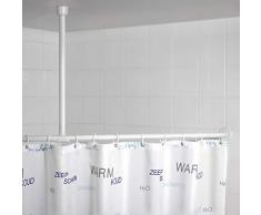 Wenko Fixation Plafond pour Colonne de Douche TÃ©lescopique Blanc DiamÃ¨tre 25 mm Longueur 57 cm
