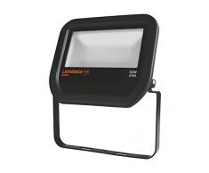 LEDVANCE Floodlight Led. Projecteur à LED extérieur (IP65), Boîtier en aluminium noir 220-240v 50w 3000k. 5.000 Lumen. 216X187X62mm.