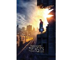 Wizarding World Fantastic Beasts (Dusk) Maxi Poster, Bois Dense, Multicolore, 61 x 91,5 cm