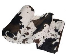 Ourson Plaid Vache, Polyester, 150x130 cm