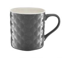 AMBITION Glamour Tasse Ã cafÃ© en Porcelaine Gris foncÃ© 420 ML