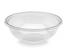 GUILLIN - FESTIPACK SL4500C SACHET DE 6 Saladier Rond 4500Cc avec Option Couvercle, PolyÃ©thylÃ¨ne, Transparent, 31 x 31 x 11,5 cm