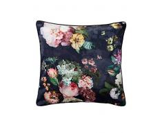 ESSENZA Fleur Coussin, Nightblue, 50 cm x 50 cm