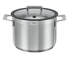 RÃSLE 91493 Marmite Silence à 24 cm, Acier Inoxydable, Argent/Noir