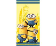 St.Ioannidis&Son Minions 2 Serviette de Plage 100% Microfibre, Couleur Unie, 70 x 140 cm