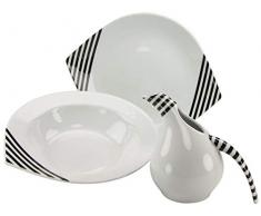 Creatable, 11371, Serie Drop RATTENSCHARF, Lot de Plats, Porcelaine, Multicolore, 43,5 x 32 x 20 cm