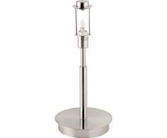 Java-exclusiv 55095 kombi04 verre serie lampe de table halogène 1 ampoules, nickel mat