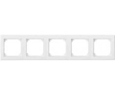 Merten - 478519 - Cache M-SMART pour 5 prises - Blanc brillant (Import Allemagne)