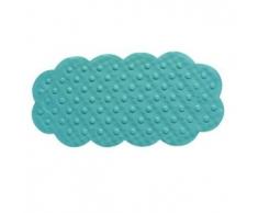 MSV Tapis Caoutchouc Fond de Bain Bleu 44x92, Carbonate de Calcium, 80 x 150 cm