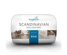 Snuggledown Couette en Fibre Creuse scandinave, Polyester, Blanc, King