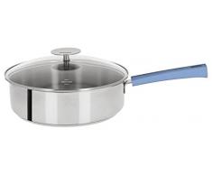 Cristel - S26MBLE - Sauteuse inox 26cm + couvercle - anti-adhÃ©rent Exceliss+ Collection Mutine