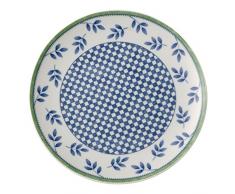 Villeroy & Boch Switch 3 Castell Assiette Ã dessert, 20 cm, Porcelaine, Blanc/Bleu/Vert