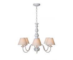 Lucide CAMPAGNE - Lustre - Ã 70 cm - Blanc Antique