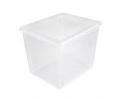 keeeper Boîte de Rangement avec Système Air Control, 39 x 33,5 x 35 cm, 30 l, Bea, Transparent