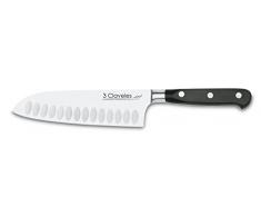 3 Claveles ForgÃ© - Couteau Santoku alvÃ©olÃ©, forgÃ©, 17 cm