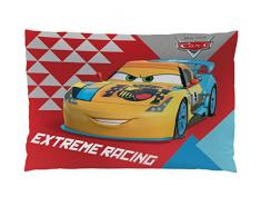 CTI - Disney - Coussin 28 X 42 Cars Ready to GO, Enveloppe 100% Polyester Velboa, Rouge, 28x42
