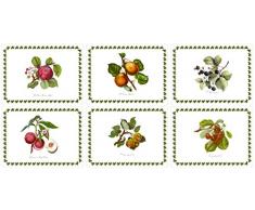 Pimpernel Pomona Lot de 6 Sets de Table
