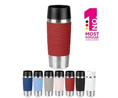 Emsa N2011100 Travel Mug Waves Mug Isotherme Rouge 0.36 Litres