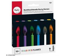 Rayher 31587000 Bougies colorées 5 mm de diamètre