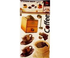 Plage 152700 Sticker Mural - Coffee, 1 Planche, 48 x 68 cm