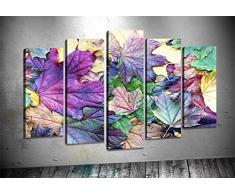 Bonamaison Peinture sur toile, multicolore, 100 x 60 cm, 5 unit - ConÃ§u et fabriquÃ© en Turquie