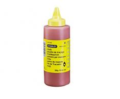 Stanley 1-47-804 Poudre à tracer Biberon de 225 g Rouge