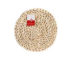 Home Dessous de Plat Ronde, 20 cm, maïs, Ecru