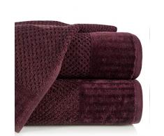 Eurofirany Lot de 3 Serviettes de Toilette en Coton Ã©ponge Doux et Soyeux 70 x 140 cm