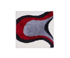 Grund b2381-644096 Tapis de Bain, Polyacrylique Ultrasoft, Blanc Rouge, 60x60 cm