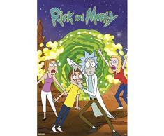 Erik Poster, Papier, Rick et Morty, 91, 5x61cm