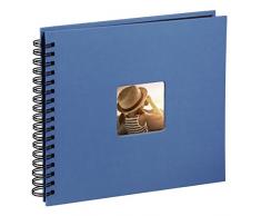 Hama Album Photo Fine Art (format 36 x 32 cm, 50 pages noires, Ã spirale) Azur