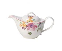 Villeroy & Boch Mariefleur Tea théière, 620 ml, Hauteur: 13,5 cm, Porcelaine Premium, Multicolore