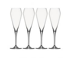 Spiegelau & Nachtmann, verre, willsberger anniversary Coupes de champagnes 4 x 240 ml transparent