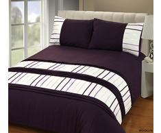 Rapport Parure de lit de Brooklyn, Aubergine, Simple