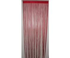 HomeMaison HM69807481 Rideau à Fils Spaghetti Rouge