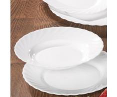 ARCOROC Trianon Uni Lot de 6 Assiettes Creuses 22,5Â cm